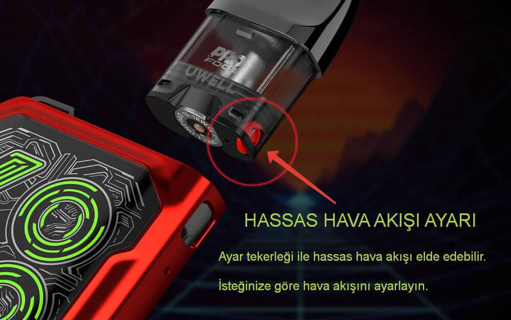 Caliburn GK2 Kartuş Hava Ayarı